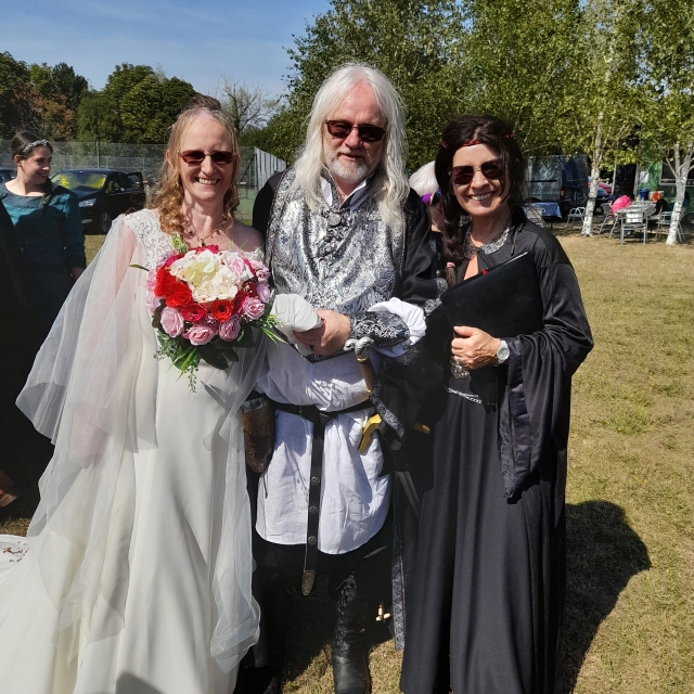 Ceremony · Brian and Sally Medieval Wedding Millennium Hall  Oxford ·
